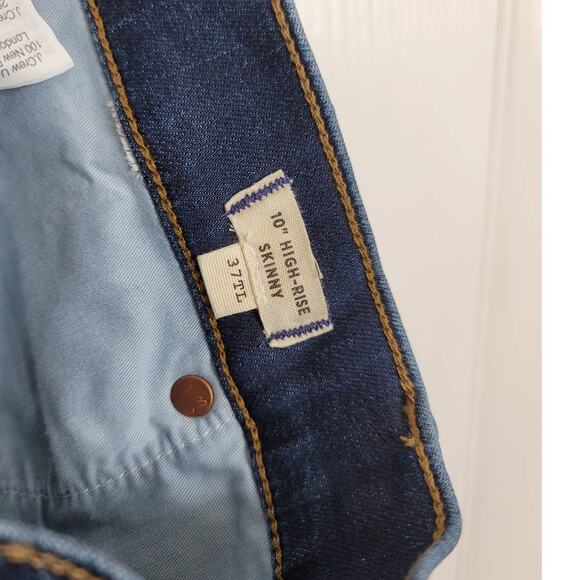 NWT Madewell Taller 10" High-Rise Skinny Jeans in Danny Wash Size W37 - Picture 9 of 10